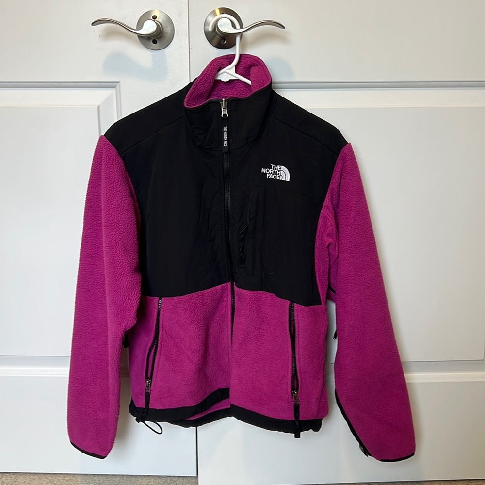Northface black and pink fleece size S excellent condition